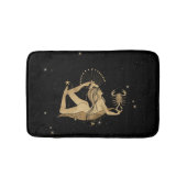 Zodiac Goddess | Cosmic Gold Scorpio Astrologie Badematte (Vorderseite)