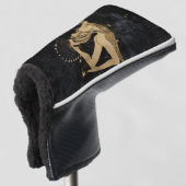 Zodiac Goddess | Cosmic Gold Scorpio Astrologie Golf Headcover (3/4 Vorderseite)