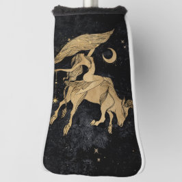 Zodiac Goddess | Cosmic Gold Taurus Astrologie Golf Headcover