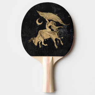 Zodiac Goddess Cosmic Gold Taurus Astrologie Tischtennis Schläger