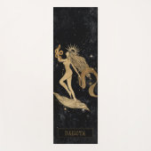 Zodiac Goddess | Cosmic Gold Virgo Astrologie Yogamatte (Vorderseite)