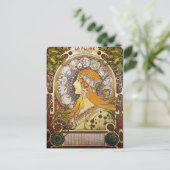 Zodiac Goddess Postkarte (Stehend Vorderseite)
