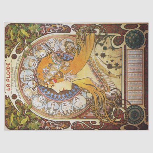 Zodiac Goddess Seidenpapier (Vorderseite)