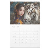 Zodiac Grace – Chinesische Zeichen in Seide und Ge Kalender (Mär 2027)