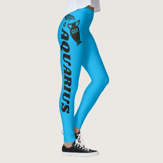 ZODIAC GRAPHIC AQUARIUS LEGGINGS (Rechts)