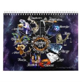 Zodiac Graphic Calendar Kalender