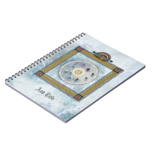 Zodiac Grimoire & Astrologie-Notebook Notizblock (Linke Seite)