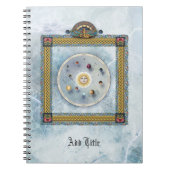 Zodiac Grimoire & Astrologie-Notebook Notizblock (Vorderseite)