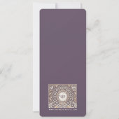 Zodiac - Hochzeit Einladung (Rückseite)