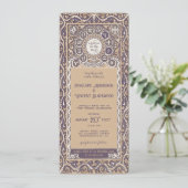 Zodiac - Hochzeit Einladung (Stehend Vorderseite)