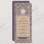 Zodiac - Hochzeit Einladung (Vorne/Hinten)