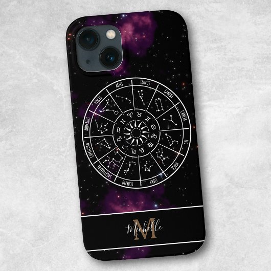 Zodiac iPhone Case | Astrologie-Symbole und Monogr