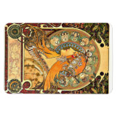 Zodiac, Jugendstil-Malerei von Alphonse Mucha Magnet (Horizontal)