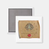 ZODIAC - Jungfrau - Magnet (Vorderseite/Rückseite)
