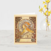 Zodiac Karte (Gelbe Blume)