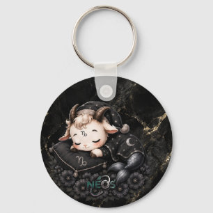 Zodiac Kawaii Neos Steinbock Schlüsselanhänger