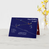 Zodiac-Konstellationsjahre Karte (Gelbe Blume)