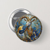 Zodiac - Korn der Meerziege Button (Vorne & Hinten)