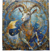 Zodiac - Korn der Meerziege Duschvorhang (Vorderseite)