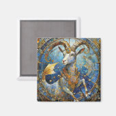 Zodiac - Korn der Meerziege Magnet (Vorderseite/Rückseite)