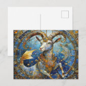 Zodiac - Korn der Meerziege Postkarte (Vorne/Hinten)
