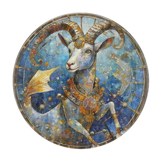 Zodiac - Korn der Meerziege Schneidebrett (Vorderseite)