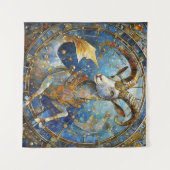 Zodiac - Korn der Meerziege Wandteppich (Vorderseite (Horizontal))