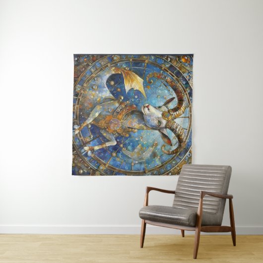 Zodiac - Korn der Meerziege Wandteppich (Beispiel (Horizontal))