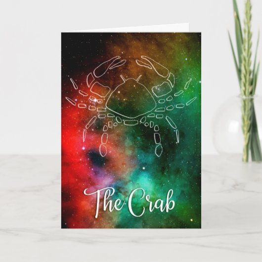 Zodiac: Krebs "Der Krebs" Karte (Vorderseite)