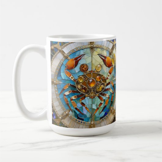 Zodiac - Krebs Die Krebserkrankung Kaffeetasse (Links)