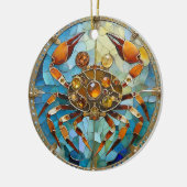 Zodiac - Krebs Die Krebserkrankung Keramik Ornament (Links)