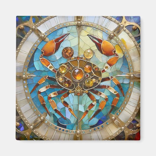 Zodiac - Krebs Die Krebserkrankung Magnet (Vorne)