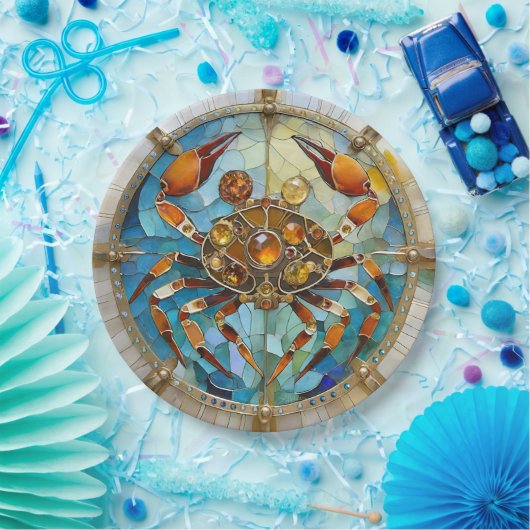 Zodiac - Krebs Die Krebserkrankung Pappteller (Party)