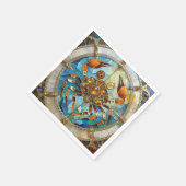 Zodiac - Krebs Die Krebserkrankung Serviette (Ecke)