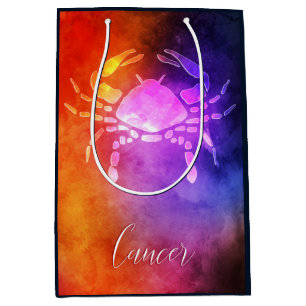 Zodiac : Krebs farbenfrohe Candy Colors Mittlere Geschenktüte
