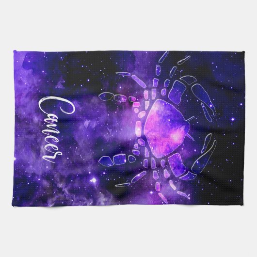 Zodiac: Krebs Geschirrtuch (Horizontal)