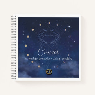 Zodiac - Krebs - Tagebuch Notizblock