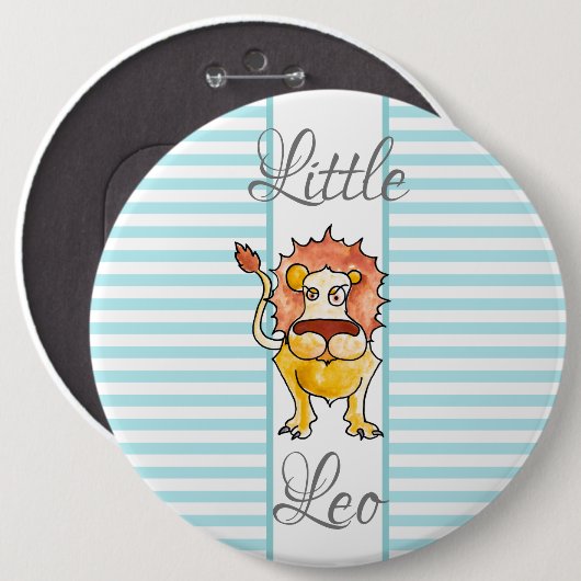 Zodiac Leo Button (Vorne & Hinten)