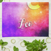 Zodiac : Leo Candy Space Geschirrtuch (Gefaltet)