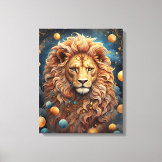 Zodiac Leo Canvas Print Leinwanddruck