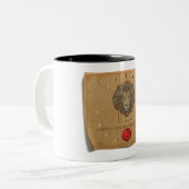Zodiac - Leo - Coffee Mug Zweifarbige Tasse (Vorderseite Links)