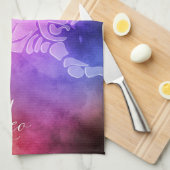 Zodiac: Leo Colorful Candy Colors Geschirrtuch (Viertel Falte)