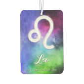 Zodiac: Leo Dates Autolufterfrischer (Rückseite)