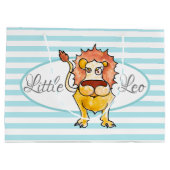 Zodiac Leo Große Geschenktüte (Rückseite)