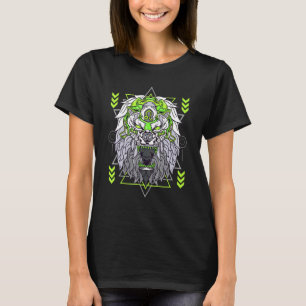 Zodiac Leo Inspiriert Löwensymbol T-Shirt