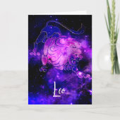 Zodiac: Leo Karte (Vorderseite)