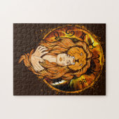 Zodiac Leo Lion Puzzle (Horizontal)