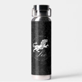 Zodiac Leo Lion Sign Astrologie Persönlichkeit Sch Trinkflasche (Rückseite)
