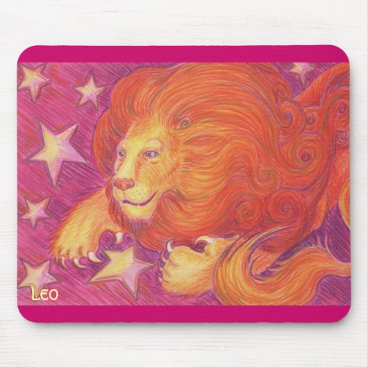 Zodiac Leo mousepad (Vorne)