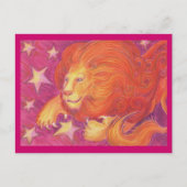Zodiac Leo Postcard Postkarte (Vorderseite)